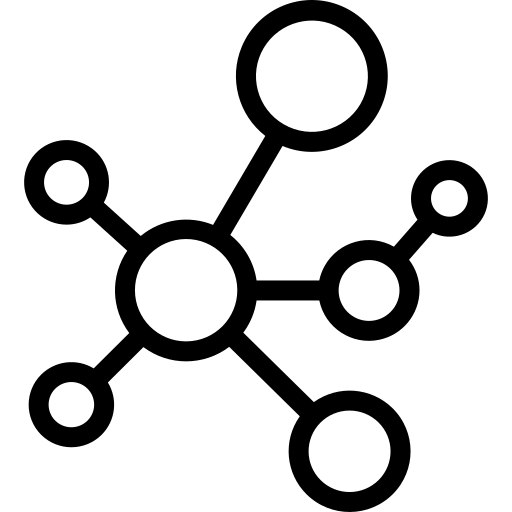 Netzwerk Colditz e.V. - Beziehung. Gestaltung. Entwicklung - Molekülsymbol